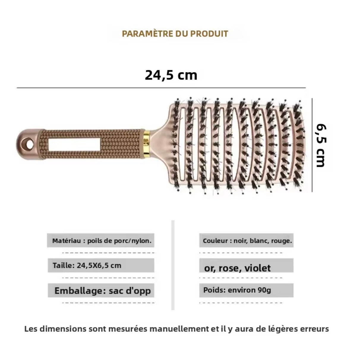 La brosse miracle pour démêler les cheveux