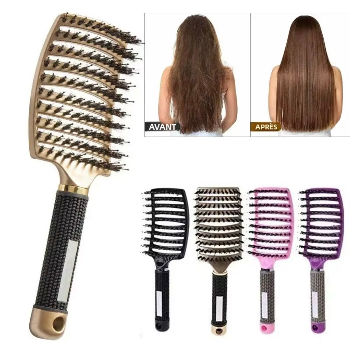 La brosse miracle pour démêler les cheveux