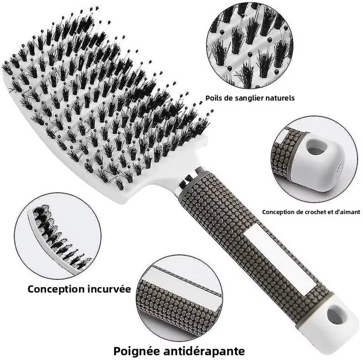 La brosse miracle pour démêler les cheveux